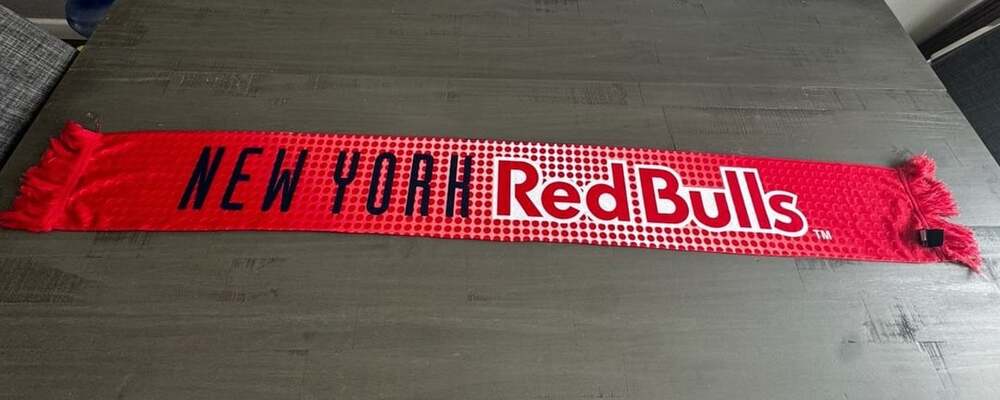 Adidas New York Red Bulls MLS Reversible Jersey Hook Scarf